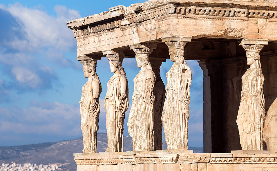 The Erechtheon, Temple of Athena, Acropolis, Athens, Greece