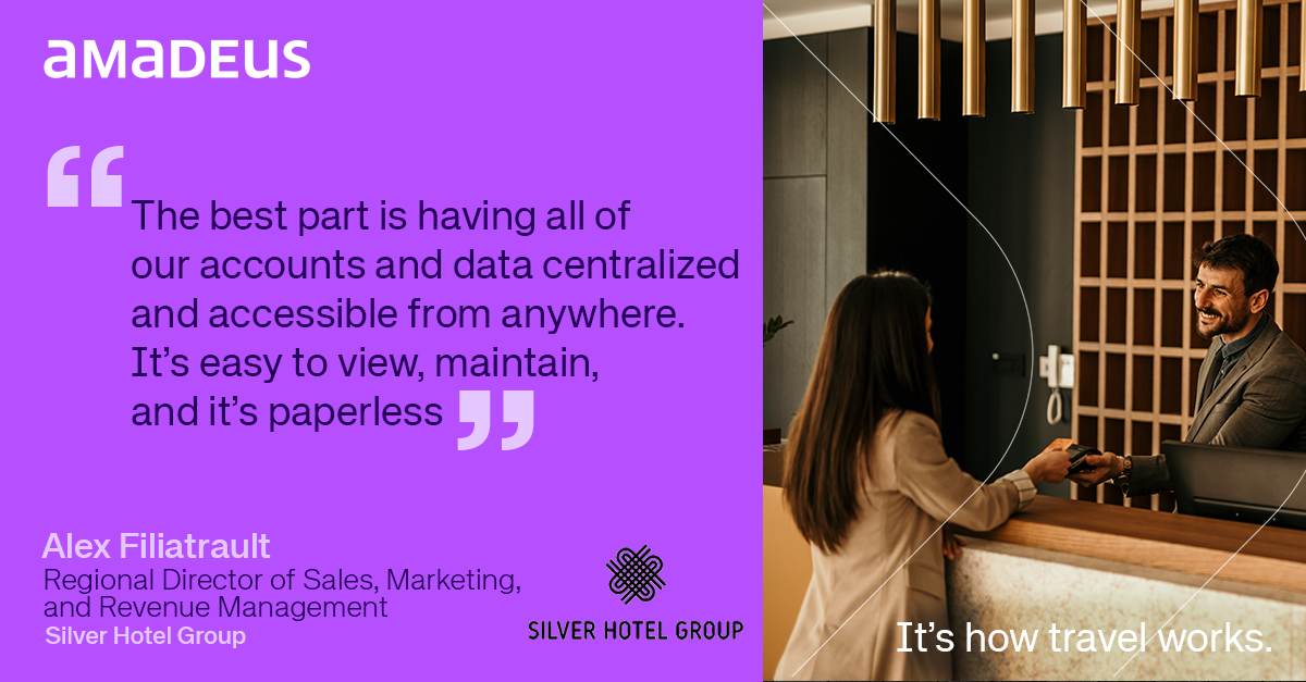 Silver hotel group testimonial for Delphi Sales & Catering Solutions
