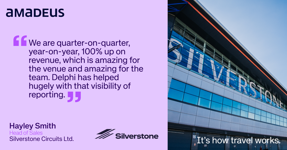 Silverstone testimonial for Delphi Sales & Catering Solutions