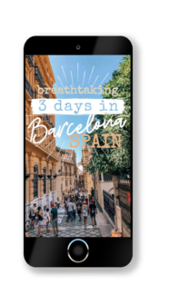 breathtaking 3 days in Barcelona