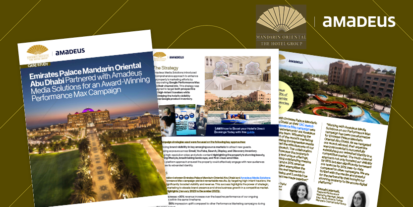 Emirates Palace Mandarin Oriental Abu Dhabi's Award-Winning PMax Campaign Boosts Revenue by 30%