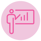 Person and chart icon