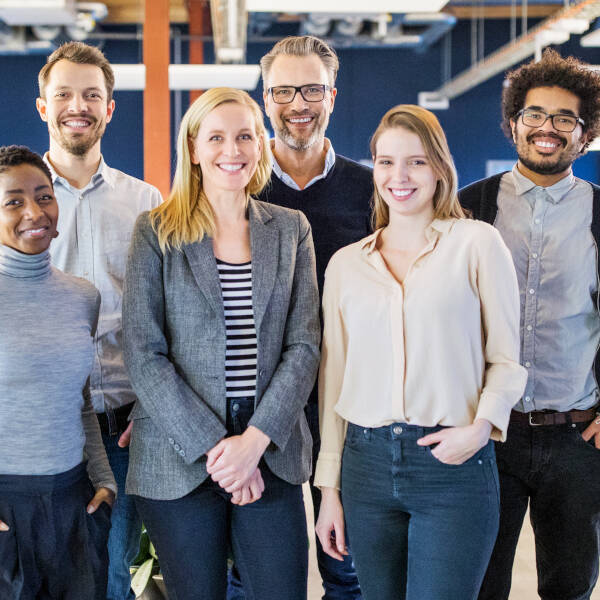 Successful business team