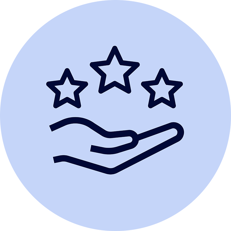Star ratings icon