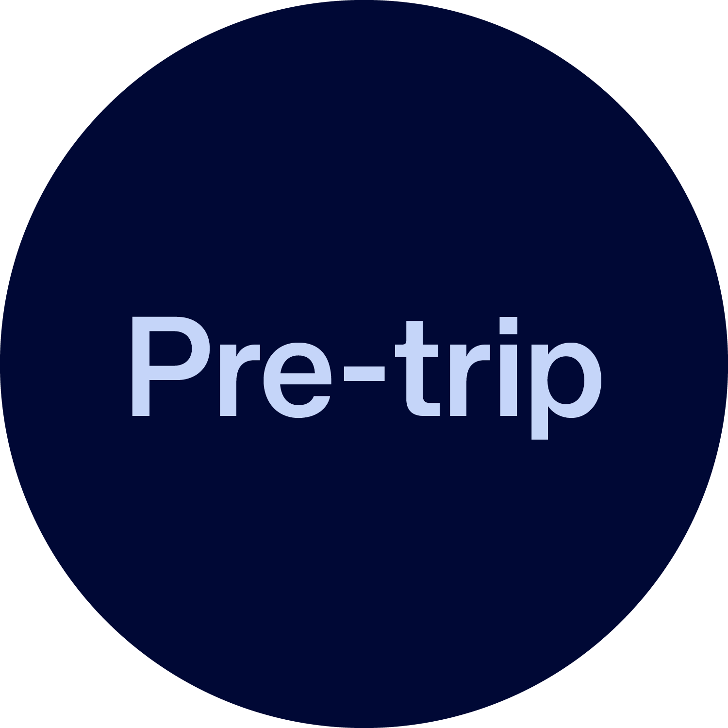 Pre-trip